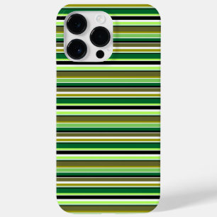 Coque Case-Mate iPhone Jolies rayures vertes blanches