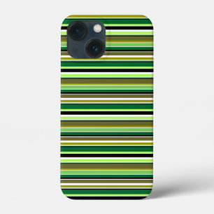 Case-Mate iPhone Case Jolies rayures vertes et blanches