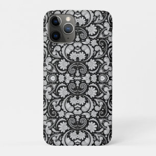 Case-Mate iPhone Case Jolis motifs cachemire noir blanc vintage