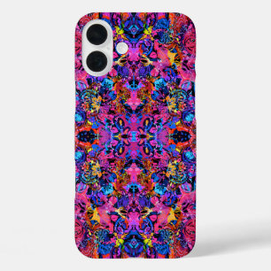 Coque Pour iPhone 16 Plus Jolis motifs floraux abstraits colorés
