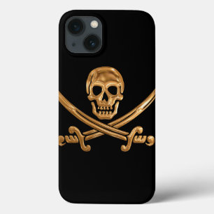 Coques Pour iPhone Jolly roger d'or