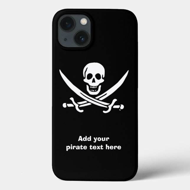 Coques Case-Mate iPhone Jolly roger drapeau de pirate (Verso)