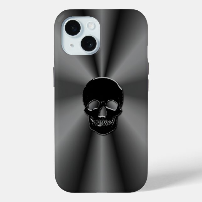 Coques Case-Mate iPhone Jolly roger Onyx Crâne (Verso)