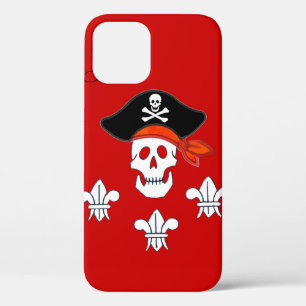 ETUI iPhone Case-Mate JOLLY ROGER SKULL, PIRATE CASQUETTE, TROIS MENSONG