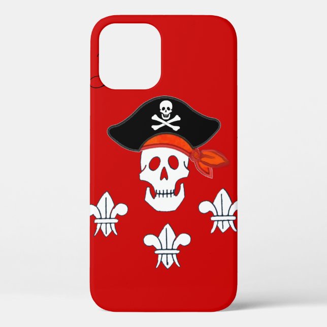 COQUES Case-Mate iPhone JOLLY ROGER SKULL, PIRATE CASQUETTE, TROIS MENSONG (Verso)