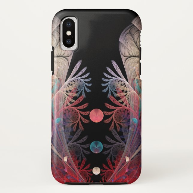 Coques Case-Mate iPhone Jonglage Abstrait Moderne Fantaisie Art Fractal (Dos)