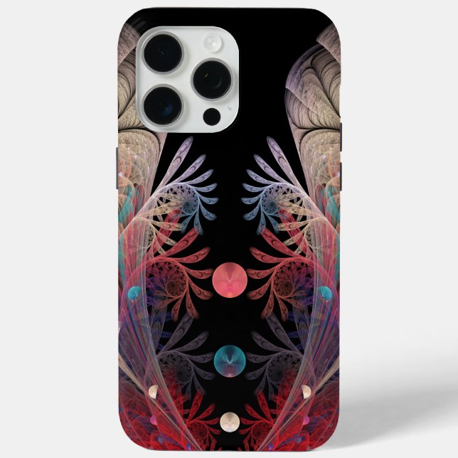 Coques Case-Mate iPhone Jonglage Abstrait Moderne Fantaisie Art Fractal (Verso)