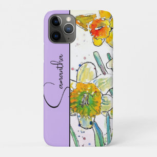 Case-Mate iPhone Case Jonquille aquarelle jonquilles fleur floral