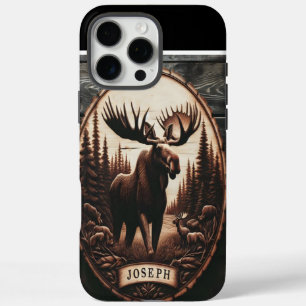 Coque iPhone 16 Pro Max Joseph's Moose Wood Carving