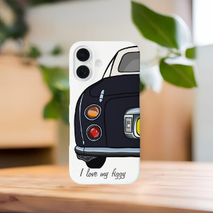 Coque Pour iPhone 16 Jote Black Figaro Nom de voiture Figaro