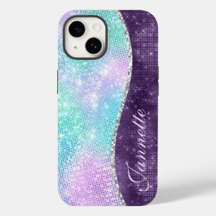 Coque Case-Mate iPhone Jote Iridescente Lavande Faux Parties scintillant