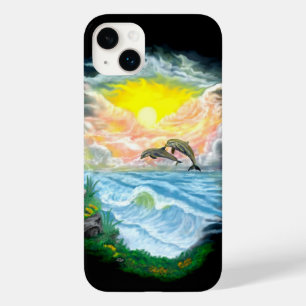 Coque Case-Mate iPhone Jouer aux dauphins sous le soleil