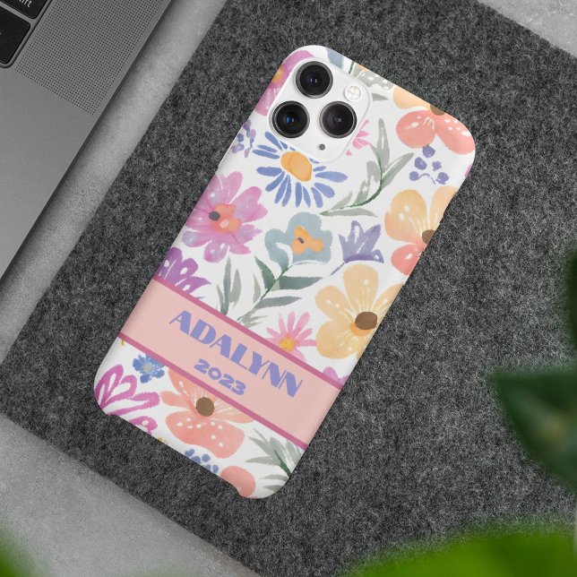 Coques Case-Mate iPhone Jouer Floral Chic Valentines Cadeaux pour Ados (Playful Floral Chic Valentines Gifts for Teens)