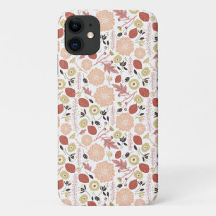 Case-Mate iPhone Case Jouer Floral Peach Green Flowers Feuilles