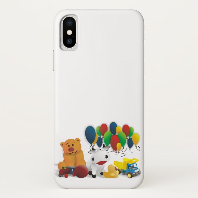 Coques Case-Mate iPhone Jouet pour enfants (Dos)