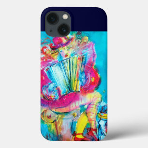 Coques Pour iPhone JOUEUR D'ACCORDION DANS L'Aquarelle DE NUIT