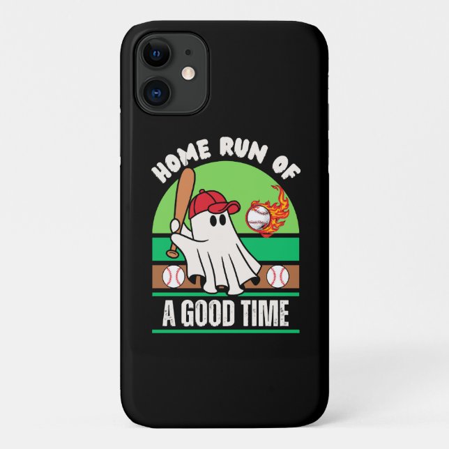 Coques Case-Mate iPhone Joueur de baseball fantôme Halloween (Dos)