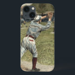 Etui iPhone Case-Mate Joueur de baseball lancé à la deuxième base<br><div class="desc">Ce tableau fait partie du documentaire de base-ball de Ken Burns ! Un joueur est jeté à la seconde alors qu'il se bat pour atteindre la base. Le cadeau parfait pour la couturière de votre vie!</div>