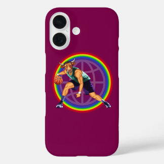 Coque Pour iPhone 16 "Joueur de basket en action"