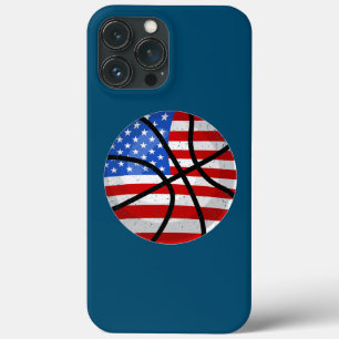 Case-Mate iPhone Case Joueur de basketball Drapeau Américain 4 Juillet B