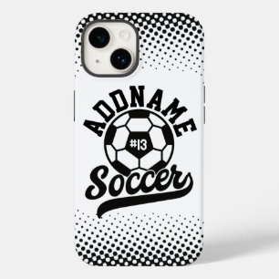 Coque Case-Mate iPhone Joueur de football AJOUTER LE NOM Équipe de footba