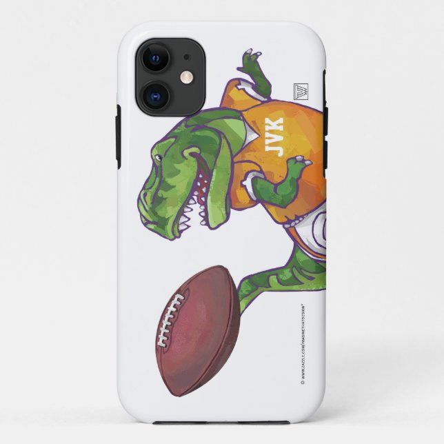 Coques Case-Mate iPhone Joueur de football Dino (Dos)