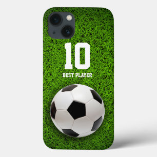 Etui iPhone 13 Joueur de football du football le meilleur non