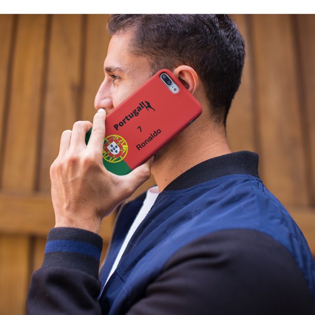 Coques Case-Mate iPhone Joueur de football portugais personnalisable (Créateur téléchargé)