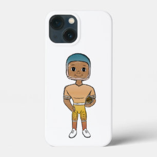 Case-Mate iPhone Case joueur de football vintage rétro arc-en-ciel ombré