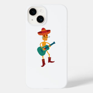 Coque Case-Mate iPhone Joueur de guitare squelette festif