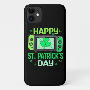 Case-Mate iPhone Case Joueur de jeu vidéo Trèfle Joyeux St Patrick