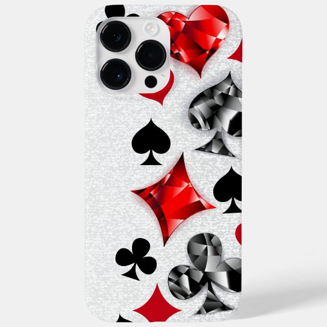 Coques Case-Mate iPhone Joueur de poker Joueur de cartes de jouer costumes (Verso)