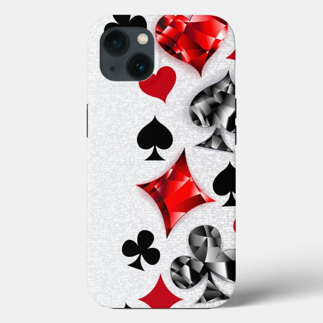 Coques Case-Mate iPhone Joueur de poker Joueur de cartes de jouer costumes (Verso)