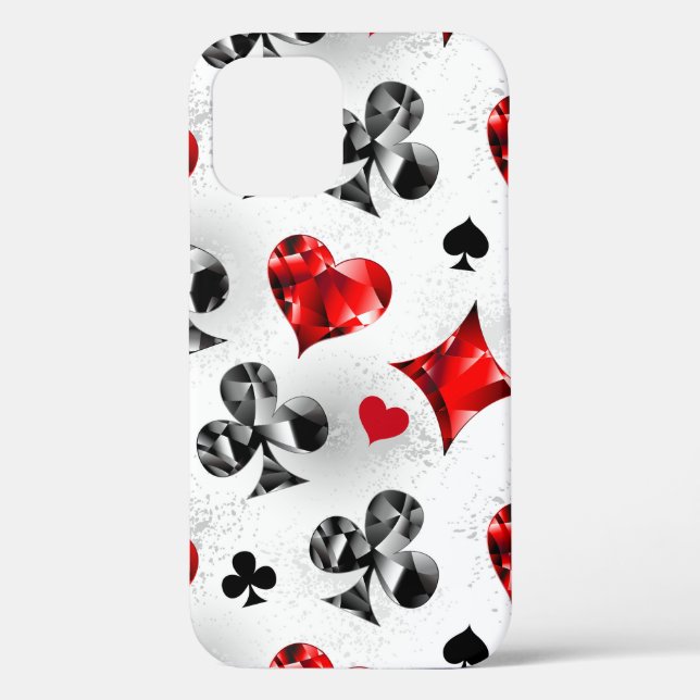 Coques Case-Mate iPhone Joueur de poker Joueur de cartes de jouer costumes (Verso)