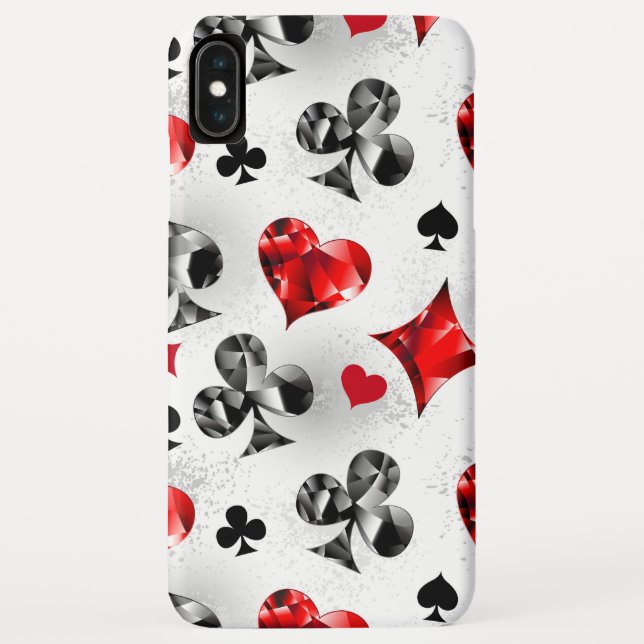 Coques Case-Mate iPhone Joueur de poker Joueur de cartes de jouer costumes (Dos)