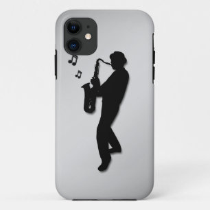 Coque iPhone 11 Joueur de saxophone
