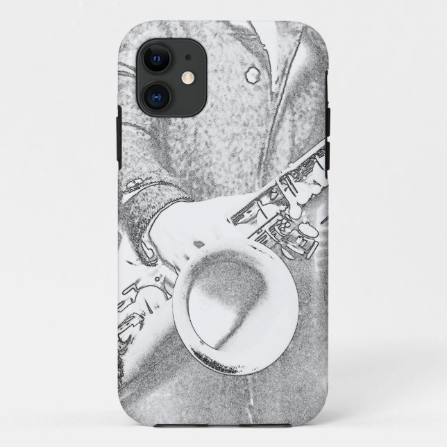 Coques Case-Mate iPhone joueur de saxophone (Dos)