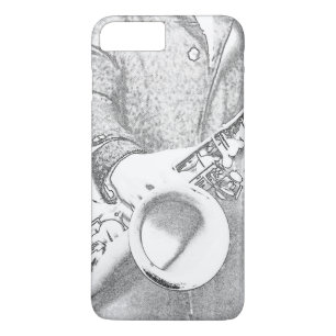Coque Case-Mate iPhone joueur de saxophone