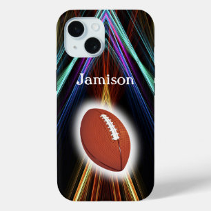 Coque Case-Mate iPhone Joueur de sport de football et ballon Personnalise
