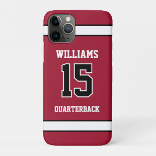 Case-Mate iPhone Case Joueur de sport rouge et noir