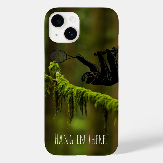 Coques Case-Mate iPhone Joueur de tennis Sloth dans la forêt tropicale ave (Verso)