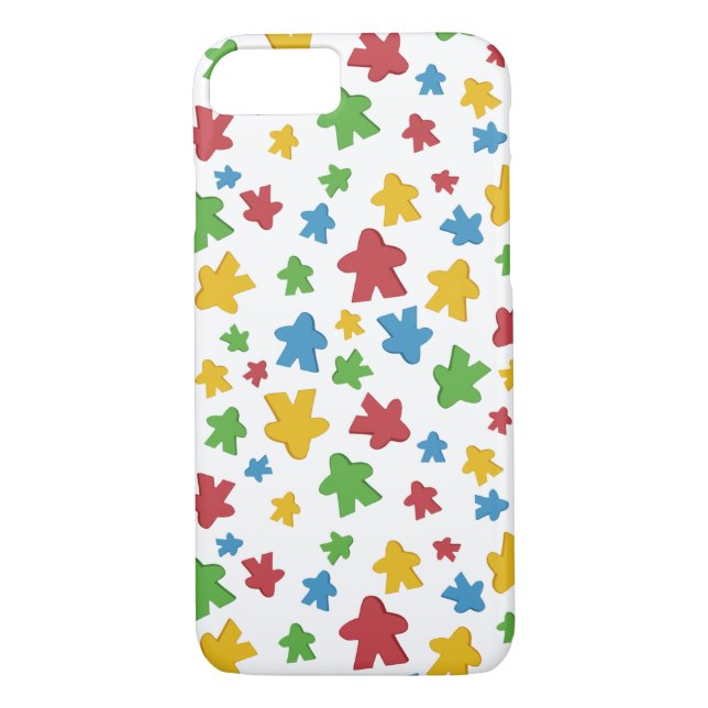 Coques Case-Mate iPhone Joueur joyeux Meeple Motif (Dos)
