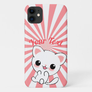 Case-Mate iPhone Case Joueur Kawaii White Kitten personnalisé