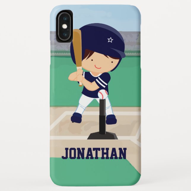 Coques Case-Mate iPhone Joueur mignon personnalisé de bande dessinée de (Dos)