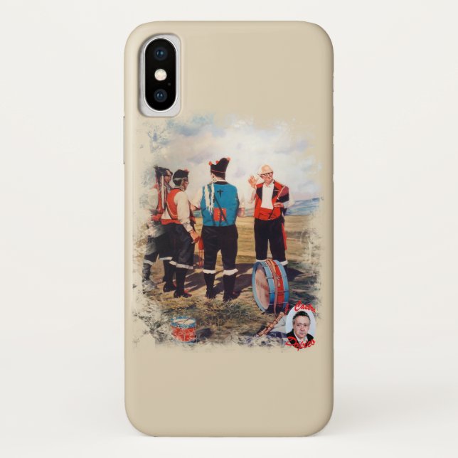 Coques Case-Mate iPhone Joueurs de cornemuse/Gaiteiros/Pipers (Dos)