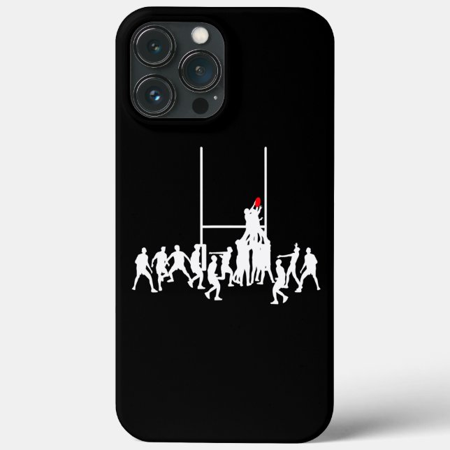 Coques Case-Mate iPhone Joueurs De Rugby Hommes Tackers De Rugby  (Verso)