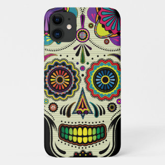 Coque Case-Mate Pour iPhone Jour aztèque d'art de crâne de sucre des morts