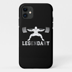 Coque iPhone 11 Jour de la Jambe - Légendaire - Squat - Gym Inspir