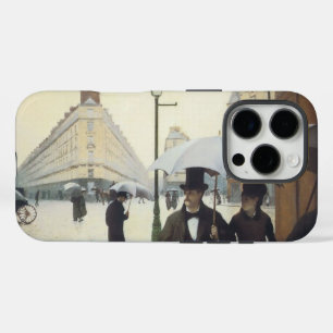 Coque iPhone 16 Pro Jour de la pluie dans Paris Street