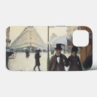 Jour de la pluie dans Paris Street